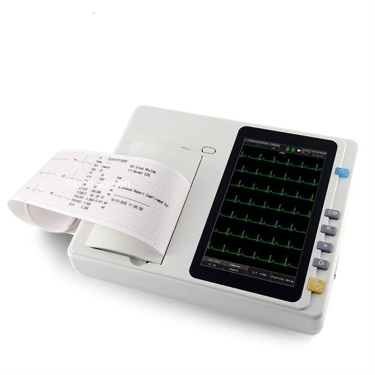 6 Channel ECG EKG Machine